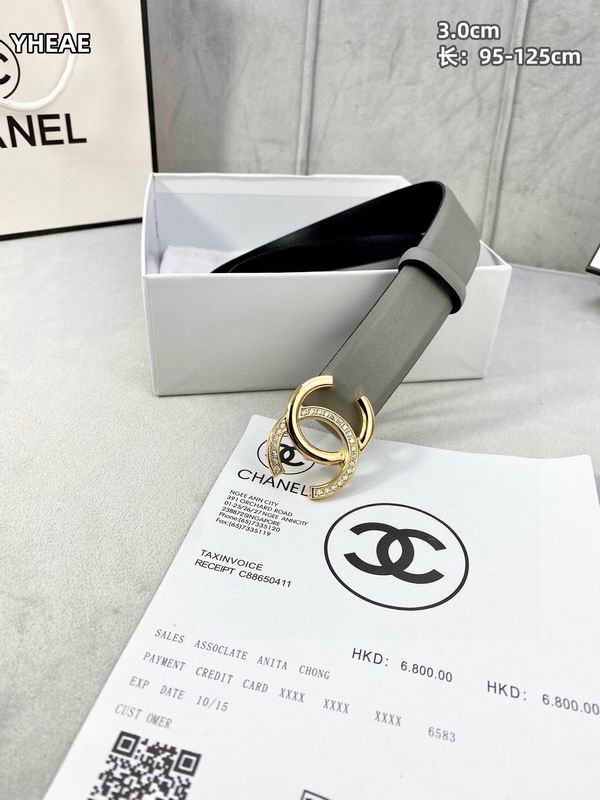 Chanel belt 30mmX95-125cm 8L (51)