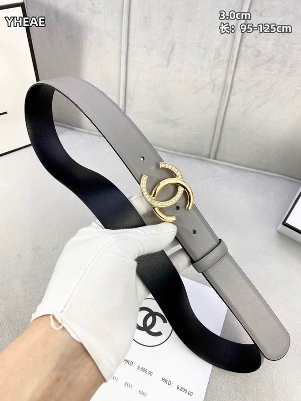 Chanel belt 30mmX95-125cm 8L (52)