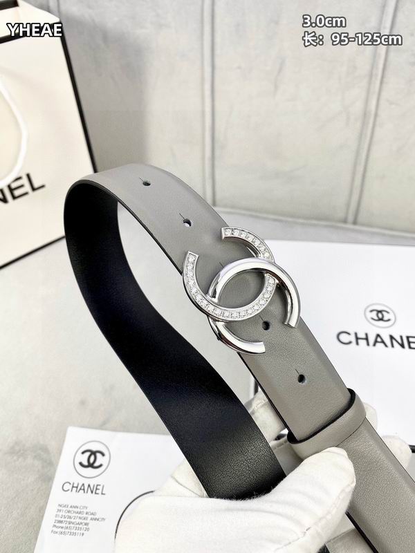 Chanel belt 30mmX95-125cm 8L (54)