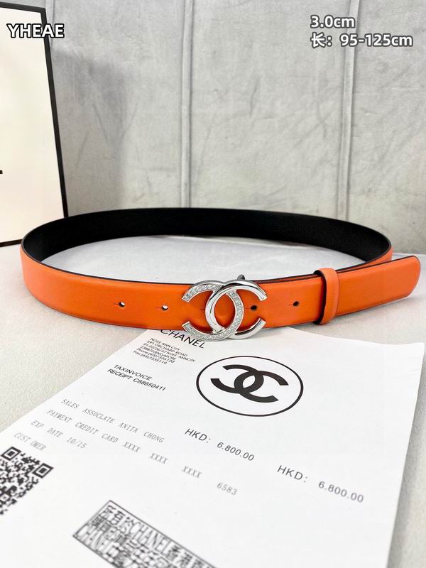 Chanel belt 30mmX95-125cm 8L (57)