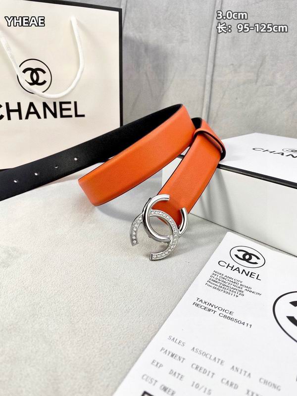 Chanel belt 30mmX95-125cm 8L (60)