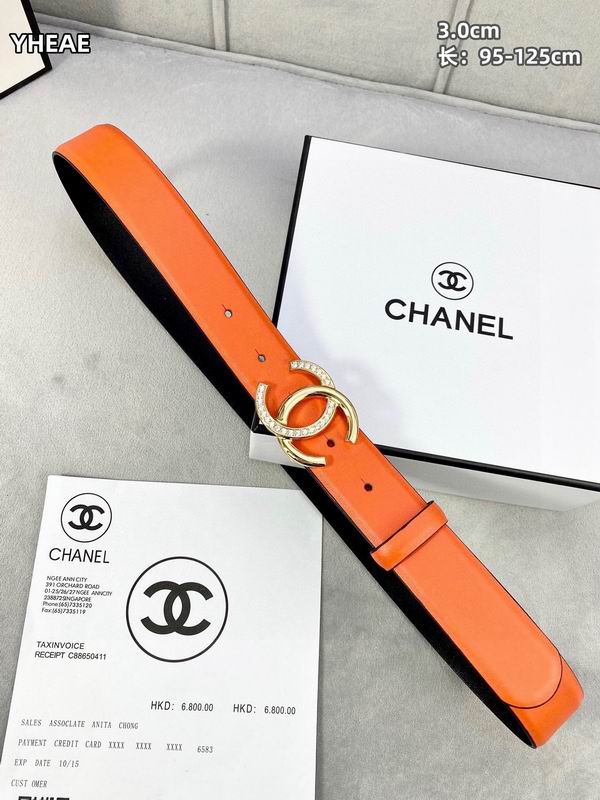 Chanel belt 30mmX95-125cm 8L (61)