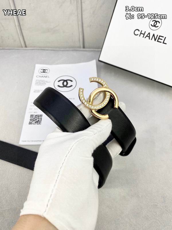 Chanel belt 30mmX95-125cm 8L (68)