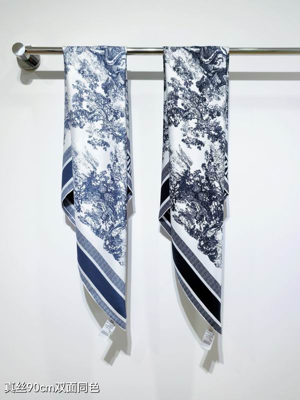 Dior silk scarf sdo2511 90X90cm E15 (1)