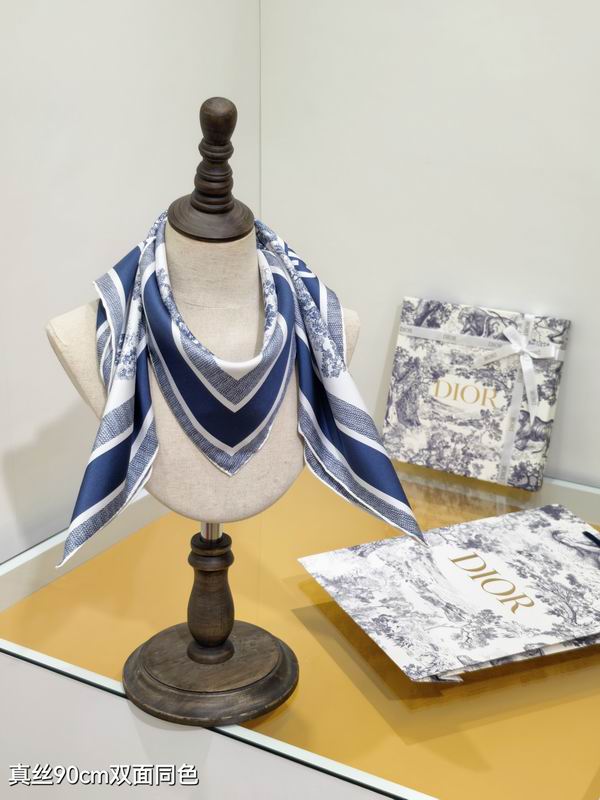 Dior silk scarf sdo2511 90X90cm E15 (12)