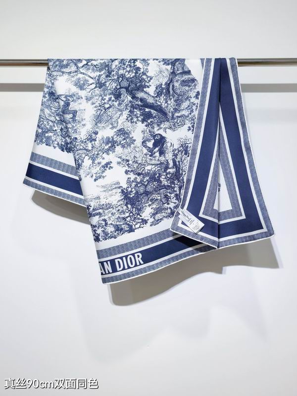Dior silk scarf sdo2511 90X90cm E15 (13)