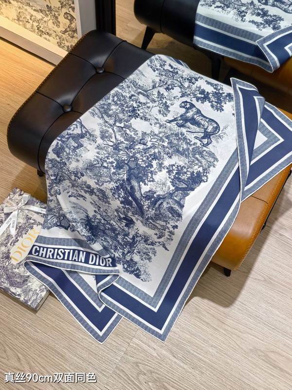 Dior silk scarf sdo2511 90X90cm E15 (16)