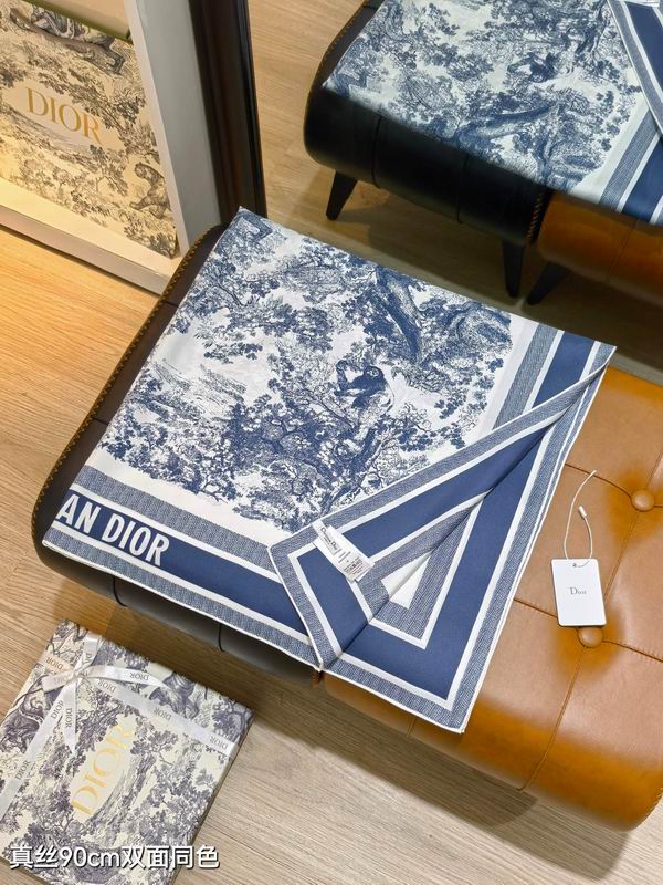 Dior silk scarf sdo2511 90X90cm E15 (17)