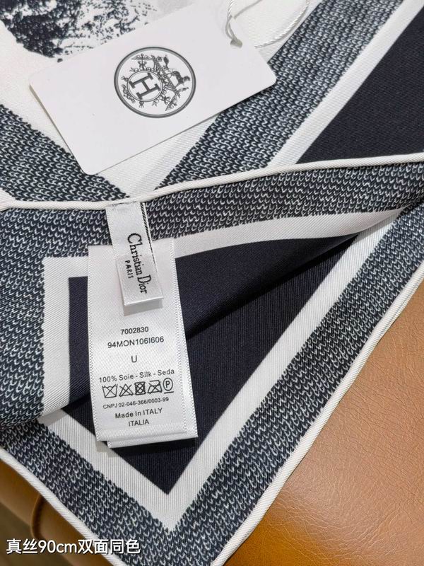 Dior silk scarf sdo2511 90X90cm E15 (4)