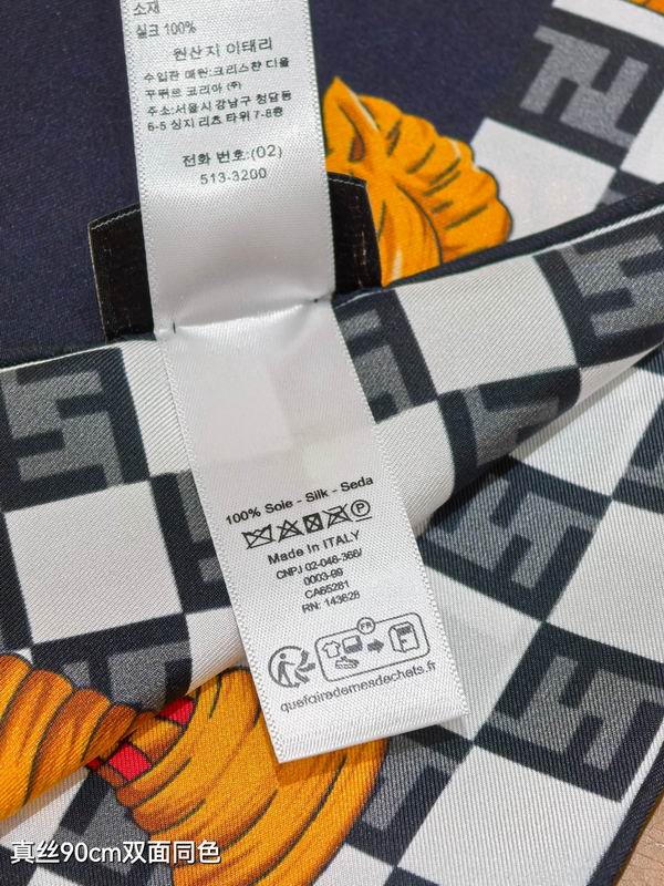 Fendi silk scarf sfd2506 90X90cm E12 (4)