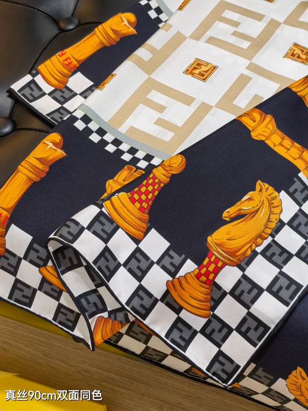 Fendi silk scarf sfd2506 90X90cm E12 (6)