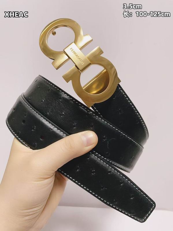 Ferragamo belt 35mmX100-125cm 8L (106)