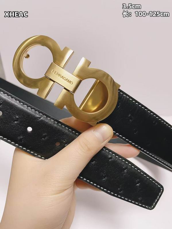 Ferragamo belt 35mmX100-125cm 8L (108)