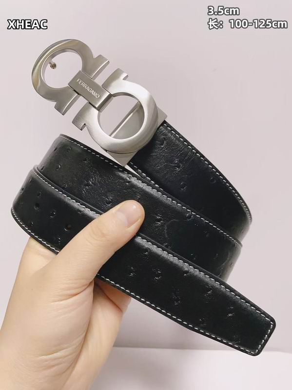 Ferragamo belt 35mmX100-125cm 8L (109)