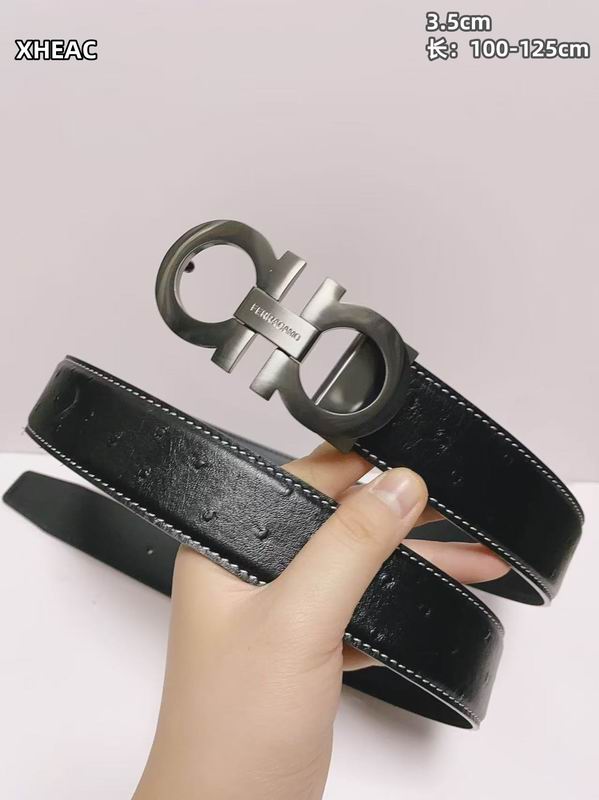Ferragamo belt 35mmX100-125cm 8L (113)