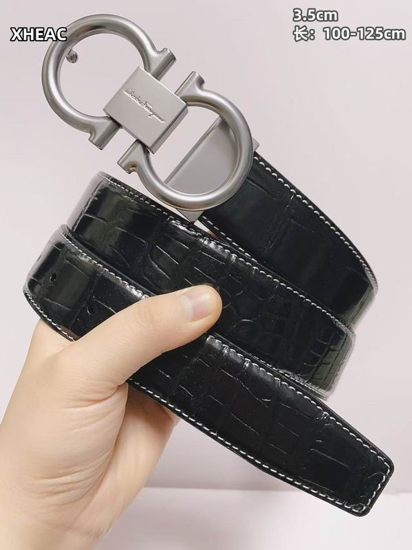 Ferragamo belt 35mmX100-125cm 8L (118)