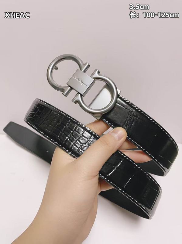 Ferragamo belt 35mmX100-125cm 8L (119)