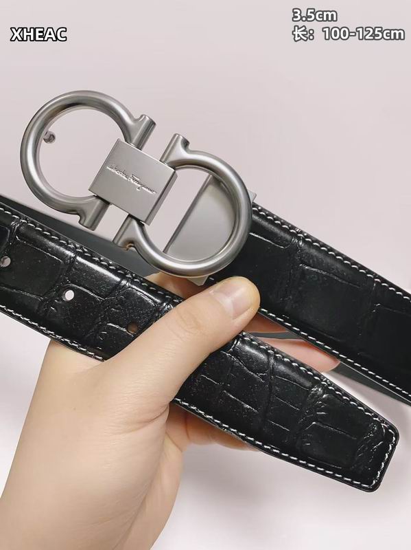 Ferragamo belt 35mmX100-125cm 8L (120)