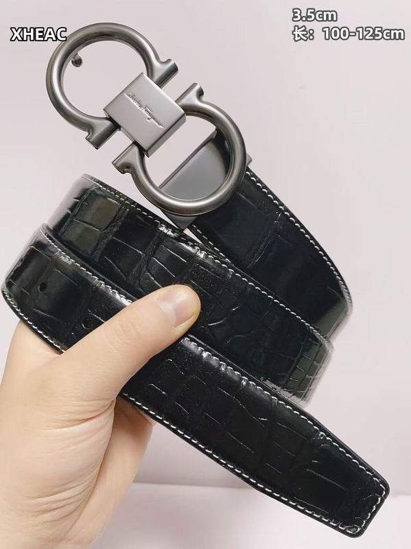 Ferragamo belt 35mmX100-125cm 8L (121)