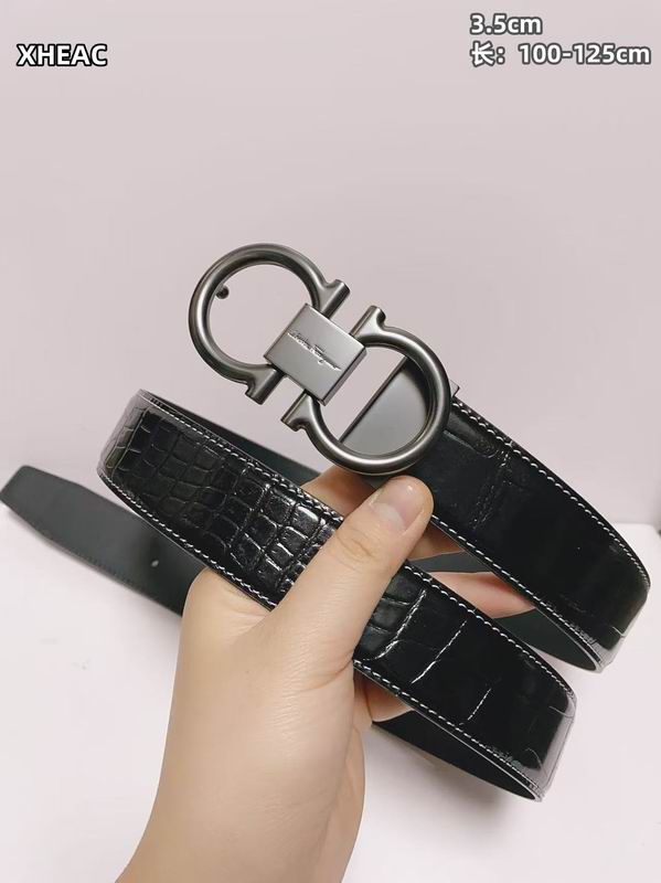 Ferragamo belt 35mmX100-125cm 8L (122)