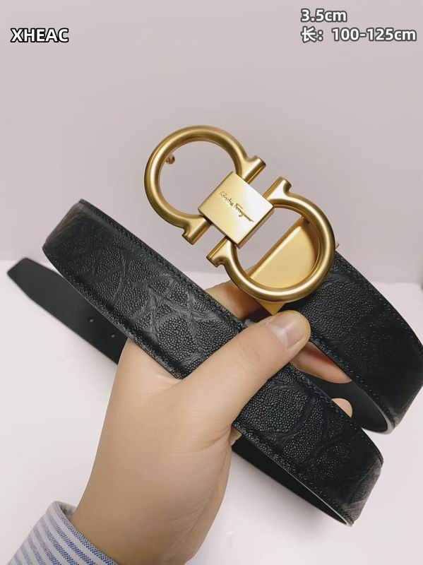 Ferragamo belt 35mmX100-125cm 8L (59)