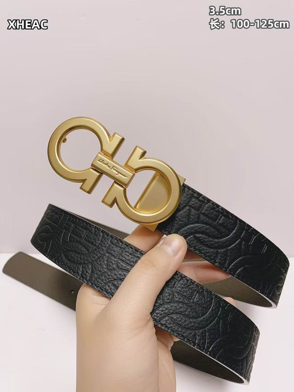 Ferragamo belt 35mmX100-125cm 8L (80)