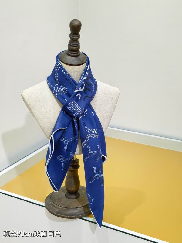 Goyard silk Scarf 90X90cm E07 (11)