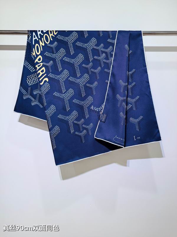 Goyard silk Scarf 90X90cm E07 (13)