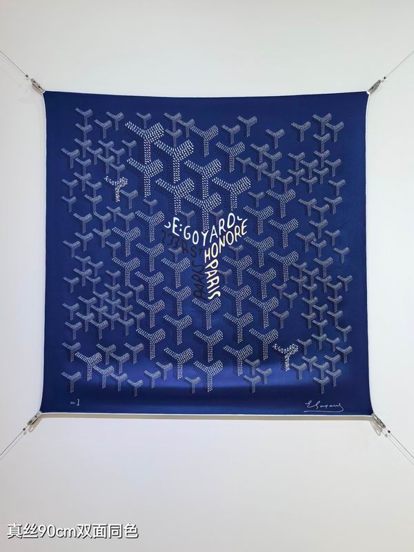 Goyard silk Scarf 90X90cm E07 (18)