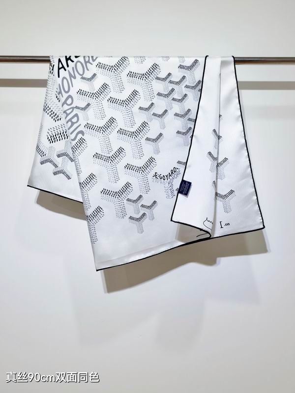 Goyard silk Scarf 90X90cm E07 (22)