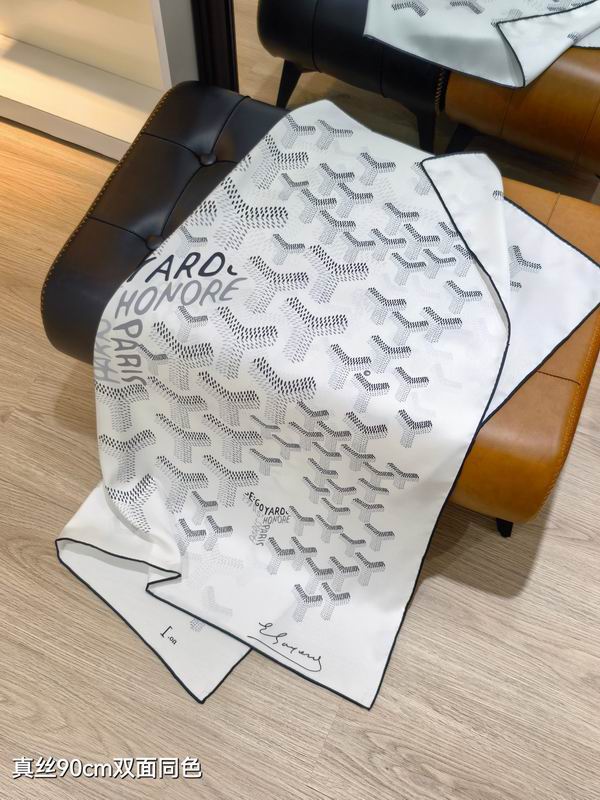 Goyard silk Scarf 90X90cm E07 (25)