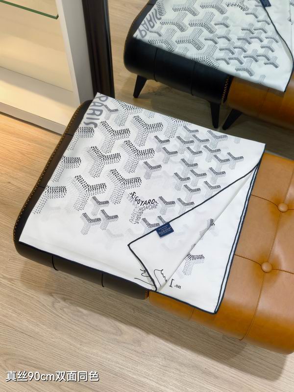 Goyard silk Scarf 90X90cm E07 (26)