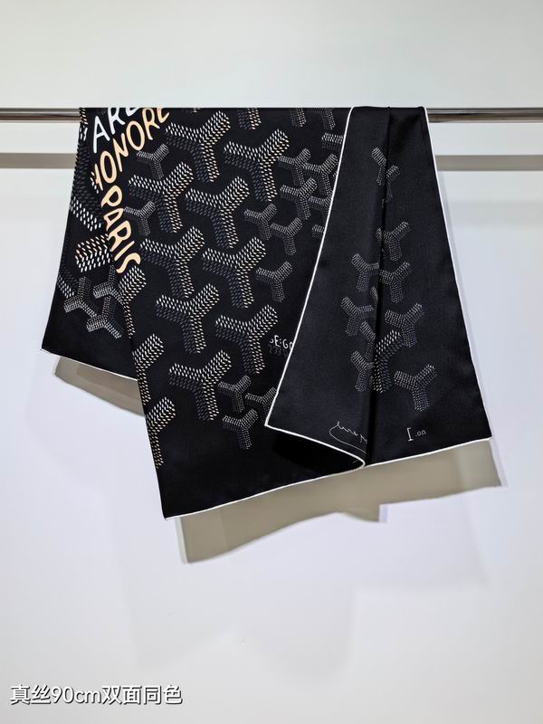 Goyard silk Scarf 90X90cm E07 (4)