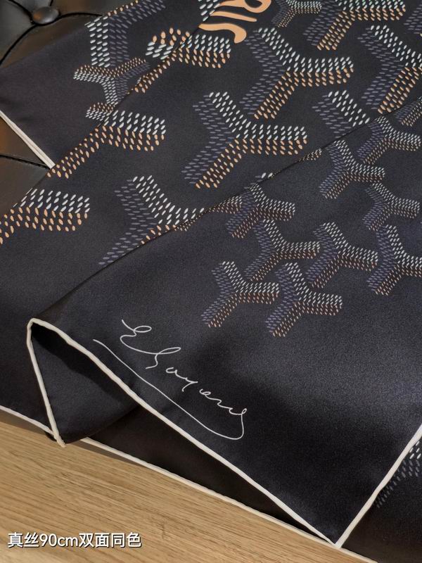 Goyard silk Scarf 90X90cm E07 (6)
