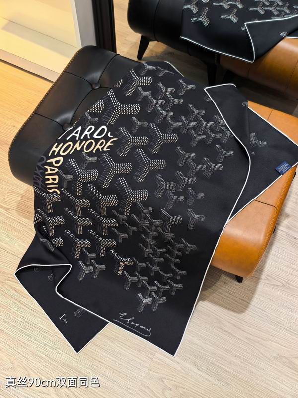 Goyard silk Scarf 90X90cm E07 (7)