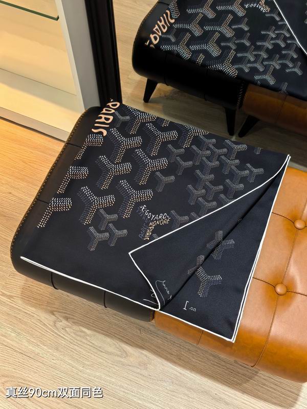 Goyard silk Scarf 90X90cm E07 (8)