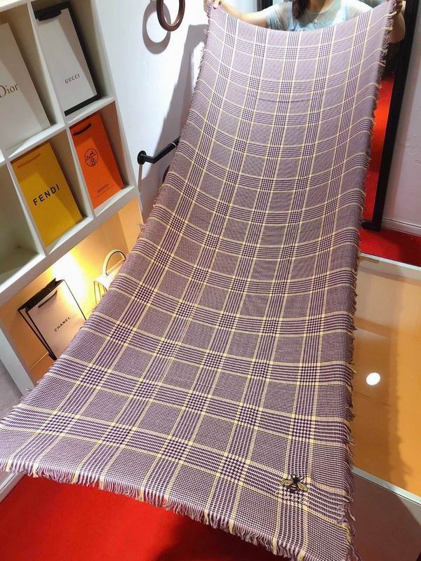 Gucci Scarf 90X200cm 100%羊绒 E04 (8)