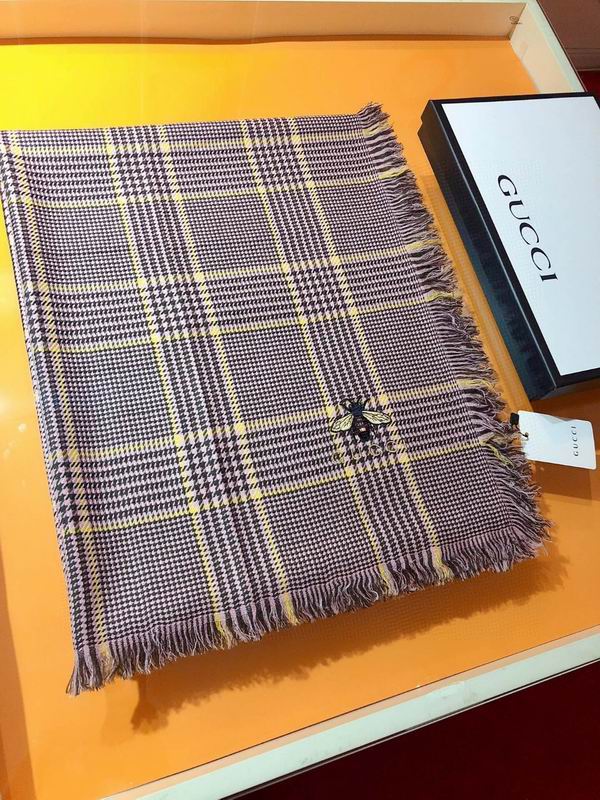 Gucci Scarf 90X200cm 100%羊绒 E04 (9)