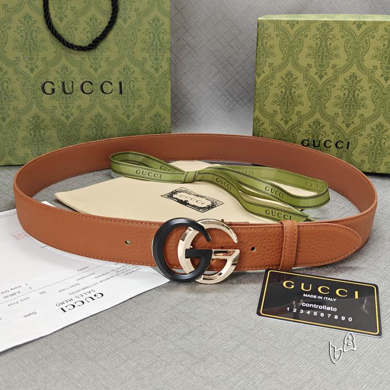 Gucci belt 38mmX90-125cm lb (33)
