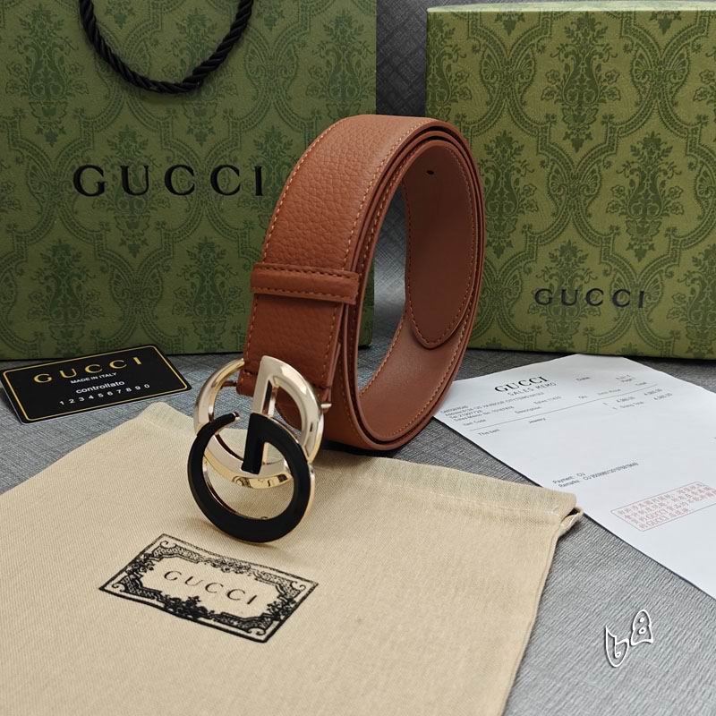Gucci belt 38mmX90-125cm lb (34)