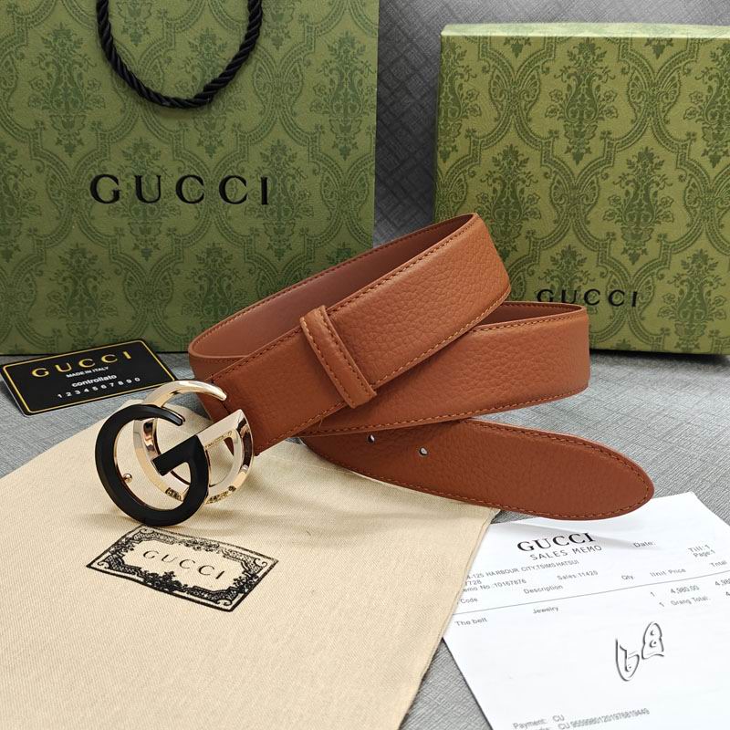 Gucci belt 38mmX90-125cm lb (35)