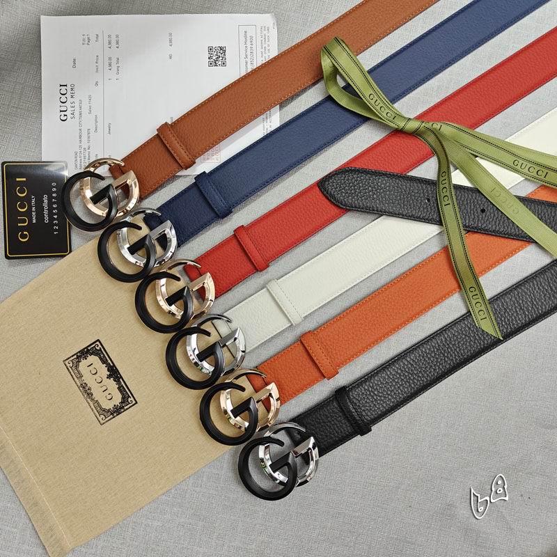 Gucci belt 38mmX90-125cm lb (36)