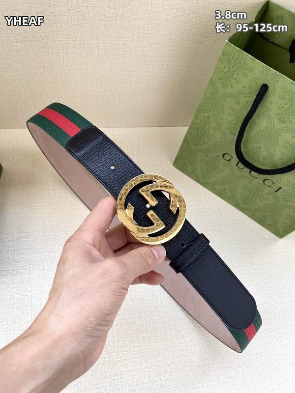 Gucci belt 38mmX95-125cm 8L (13)