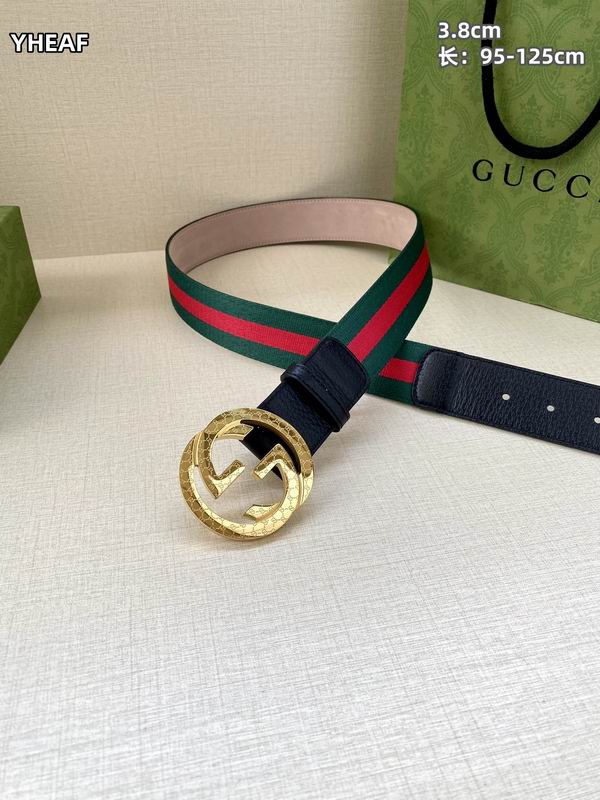 Gucci belt 38mmX95-125cm 8L (14)