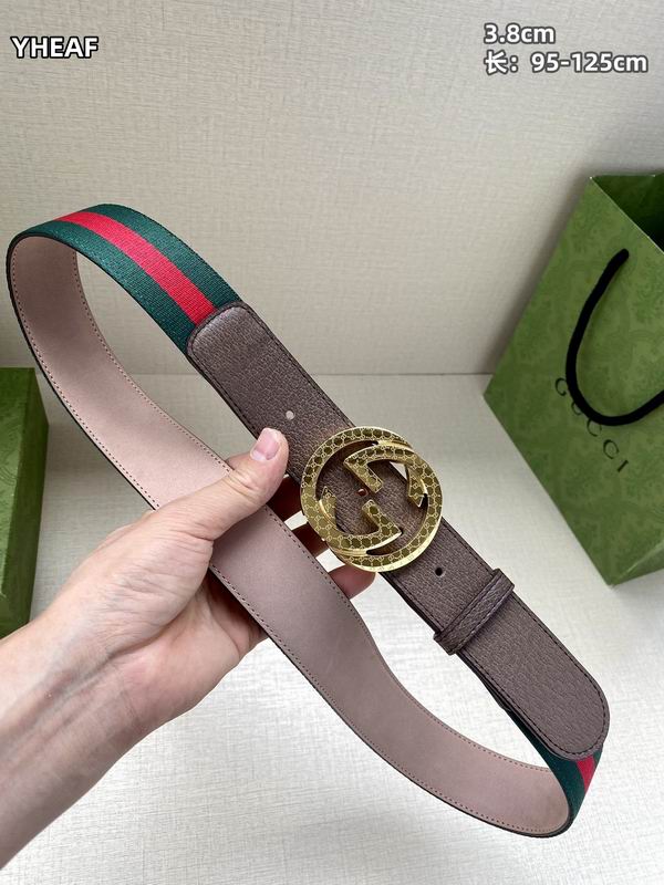 Gucci belt 38mmX95-125cm 8L (2)