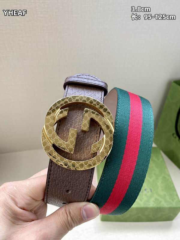 Gucci belt 38mmX95-125cm 8L (3)
