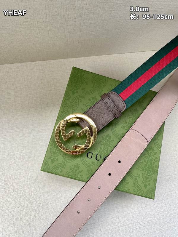 Gucci belt 38mmX95-125cm 8L (4)