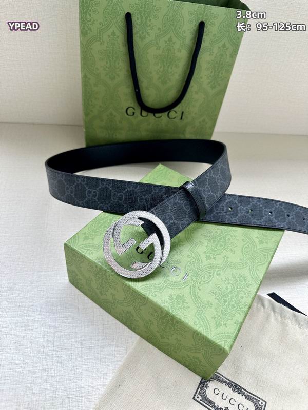 Gucci belt 38mmX95-125cm 8L (43)