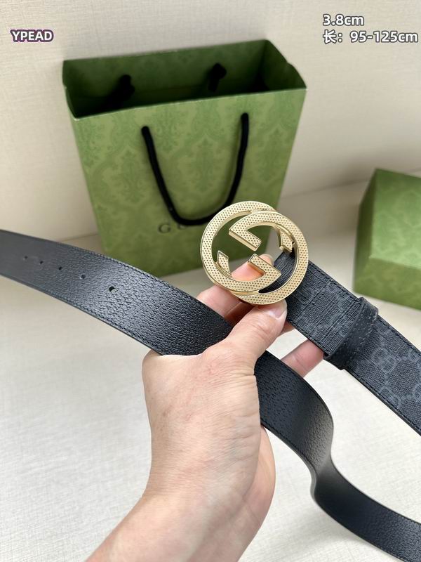 Gucci belt 38mmX95-125cm 8L (46)
