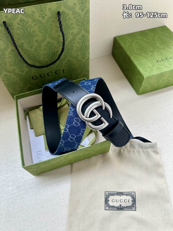 Gucci belt 38mmX95-125cm 8L (55)